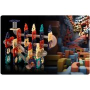 Blocuri magnetice cu tobogan si bile, 110 elemente, ricokids rk-765 edeedi776500