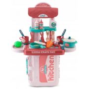 Bucatarie 3 in 1 cu accesorii incluse ricokids 772900 - roz edeedi772900