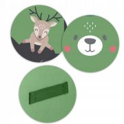 Cos de depozitare 2 in 1 cu salteluta de joaca pentru copii nukido - verde edeedi740800