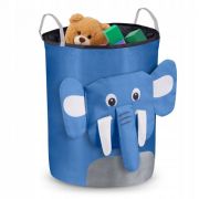 Cos mare pentru depozitarea jucariilor nukido - elefant albastru edeedi740227