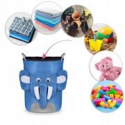 Cos mare pentru depozitarea jucariilor nukido - elefant albastru edeedi740227