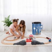 Cos mare pentru depozitarea jucariilor nukido - elefant albastru edeedi740227