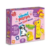 Puzzle blocks cu sunete - animale de la zoo rgrz6611