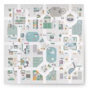 Salteluta de joaca interactiva 105 x 105 cm nukido town 738000 edeedi738000
