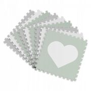Salteluta de joaca tip puzzle cu 16 elemente pentru copii, 151 x 151 cm, ricokids 738100 - mint edeedi738100