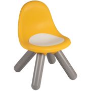 Scaunel cu spatar pentru copii smoby galben hubs7600880117