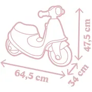 Scuter smoby scooter ride-on roz hubs7600721008