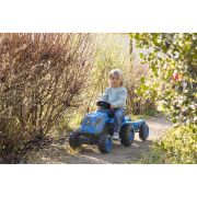 Tractor cu pedale si remorca smoby farmer xl albastru hubs7600710129