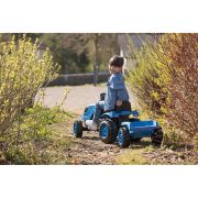 Tractor cu pedale si remorca smoby farmer xl albastru hubs7600710129