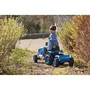 Tractor cu pedale si remorca smoby farmer xl albastru hubs7600710129