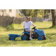 Tractor cu pedale si remorca smoby farmer xl albastru hubs7600710129