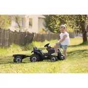Tractor cu pedale si remorca smoby farmer xl negru hubs7600710131
