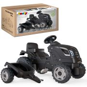 Tractor cu pedale si remorca smoby farmer xl negru hubs7600710131