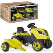 Tractor cu pedale si remorca smoby farmer xl verde hubs7600710130