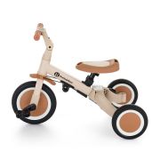 Tricicleta, Petite&Mars, Turbo, 5 in 1, Multifunctionala, Vehicul de impins, Bicicleta cu/fara pedale, Cu maner detasabil, Roti din cauciuc, Pana la 25 kg, 1.5-5 ani, Bej BYN613818