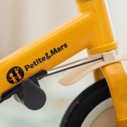 Tricicleta, Petite&Mars, Turbo, 5 in 1, Multifunctionala, Vehicul de impins, Bicicleta cu/fara pedale, Cu maner detasabil, Roti din cauciuc, Pana la 25 kg, 1.5-5 ani, Bej BYN613818