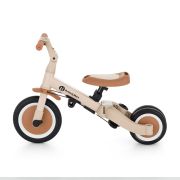 Tricicleta, Petite&Mars, Turbo, 5 in 1, Multifunctionala, Vehicul de impins, Bicicleta cu/fara pedale, Cu maner detasabil, Roti din cauciuc, Pana la 25 kg, 1.5-5 ani, Bej BYN613818