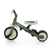 Tricicleta, Petite&Mars, Turbo, 5 in 1, Multifunctionala, Vehicul de impins, Bicicleta cu/fara pedale, Cu maner detasabil, Roti din cauciuc, Pana la 25 kg, 1.5-5 ani, Verde BYN613817