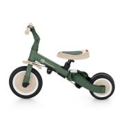 Tricicleta, Petite&Mars, Turbo, 5 in 1, Multifunctionala, Vehicul de impins, Bicicleta cu/fara pedale, Cu maner detasabil, Roti din cauciuc, Pana la 25 kg, 1.5-5 ani, Verde BYN613817
