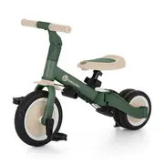 Tricicleta, Petite&Mars, Turbo, 5 in 1, Multifunctionala, Vehicul de impins, Bicicleta cu/fara pedale, Cu maner detasabil, Roti din cauciuc, Pana la 25 kg, 1.5-5 ani, Verde BYN613817