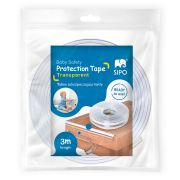 Banda protectie pentru muchii si margini cu adeziv, transparent, SIPO Baby Safety, 3 metri EKDSBS-T10