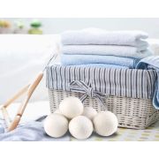 Bile pentru uscator, 6 bucati, din lana ecologica 100% din Noua Zeelanda EKDS-DB6P