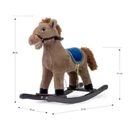 Calut balansoar din lemn, Latek Coffee EKDmm5447