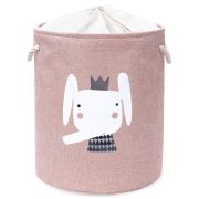 Cos Pliabil Pentru Depozitare Jucarii cu Snur pentru Inchidere, PREMIUM XL, 63 l, Impermeabil, SIPO, Elefant EKDXB02