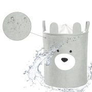 Cos Pliabil Pentru Depozitare Jucarii cu Snur pentru Inchidere, PREMIUM XL, 63 l, Impermeabil, SIPO, Ursulet EKDXB03