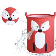 Cos Pliabil Pentru Jucarii, Rufe, Bumbac Canvas, Impermeabil, SIPO, 35x42 cm, Bumbac, 43l, Vulpe EKDBT03