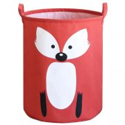 Cos Pliabil Pentru Jucarii, Rufe, Bumbac Canvas, Impermeabil, SIPO, 35x42 cm, Bumbac, 43l, Vulpe EKDBT03