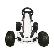 Kart cu pedale robust si distractiv, +3 ani, Viper White EKDmm3129