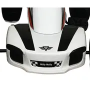 Kart cu pedale robust si distractiv, +3 ani, Viper White EKDmm3129