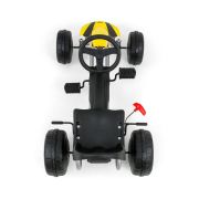 Kart cu pedale robust si distractiv, +3 ani, Viper Yellow EKDmm3130