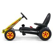Kart cu pedale robust si distractiv, +3 ani, Viper Yellow EKDmm3130