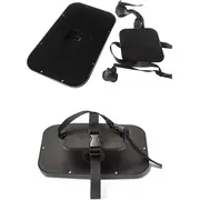 Oglinda auto supraveghere bebe, Sipo, Fixare tetiera, Suport anti-alunecare, 360 grade, 30x20 cm, Negru EKDSBS-SM30