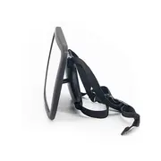 Oglinda auto supraveghere bebe, Sipo, Fixare tetiera, Suport anti-alunecare, 360 grade, 30x20 cm, Negru EKDSBS-SM30