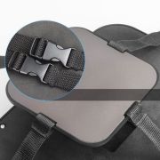 Oglinda auto supraveghere bebe, Sipo, Fixare tetiera, Suport anti-alunecare, 360 grade, 30x20 cm, Negru EKDSBS-SM30