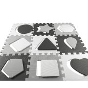 Puzzle din spuma, Jolly 3, 25 piese, 118,5 x 118,5 cm, Grey EKDmm5613