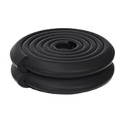 Rola protectie din spuma groasa pentru colturi mobilier, pentru copii, SIPO Baby Safety, 2 metri, Negru EKDSBS-T11-F2