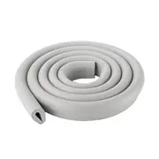 Rola protectie din spuma groasa pentru suprafetele de sticla ale mobilierului, pentru copii, SIPO Baby Safety, 2 metri, Gri EKDSBS-T23U