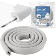 Rola protectie din spuma groasa pentru suprafetele de sticla ale mobilierului, pentru copii, SIPO Baby Safety, 2 metri, Gri EKDSBS-T23U