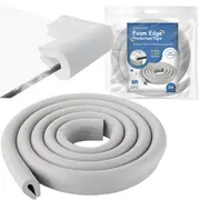 Rola protectie din spuma groasa pentru suprafetele de sticla ale mobilierului, pentru copii, SIPO Baby Safety, 2 metri, Gri EKDSBS-T23U