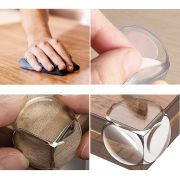 Set 12 Coltare din Silicon pentru Protectie Ridicata la Colturile Mobilei, pentru Siguranta Copii, din Silicon, Runda, SIPO Baby Safety EKDSBS-EC51