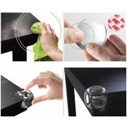 Set 12 Coltare din Silicon pentru Protectie Ridicata la Colturile Mobilei, pentru Siguranta Copii, din Silicon, Runda, SIPO Baby Safety EKDSBS-EC51