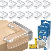 Set 12 Coltare din Silicon pentru Protectie Ridicata la Colturile Mobilei, pentru Siguranta Copii, din Silicon, Triunghi, SIPO Baby Safety EKDSBS-EC52