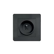 Set 12 capace de protectie pentru prize cu cheita, SIPO Baby Safety, Negru EKDSBS-C10B