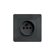 Set 12 capace de protectie pentru prize cu cheita, SIPO Baby Safety, Negru EKDSBS-C10B