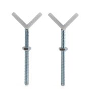 Set 2 adaptoare pentru porti scari cu bare rotunde EKDhk96999
