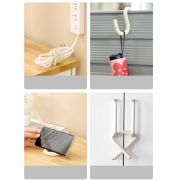 Set 2 buc, Incuietoare flexibila universala, usi, dulapuri, sertare, carlig, cuier, reglabil, SIPO, Crem EKDMFL11